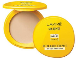 Lakme Sun Expert Ultra Matte SPF 40 PA+++ Compact  (Beige, 7 g)